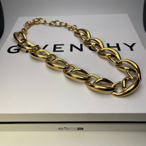 Givenchy Jewelry - Givenchy Vintage Chunky Goldtone Necklace - Preowned